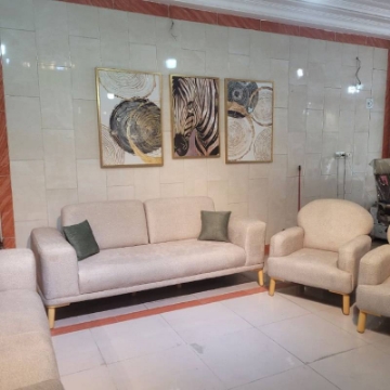 مبل راحتی 8 نفره مدل مینیمال مکعبی
