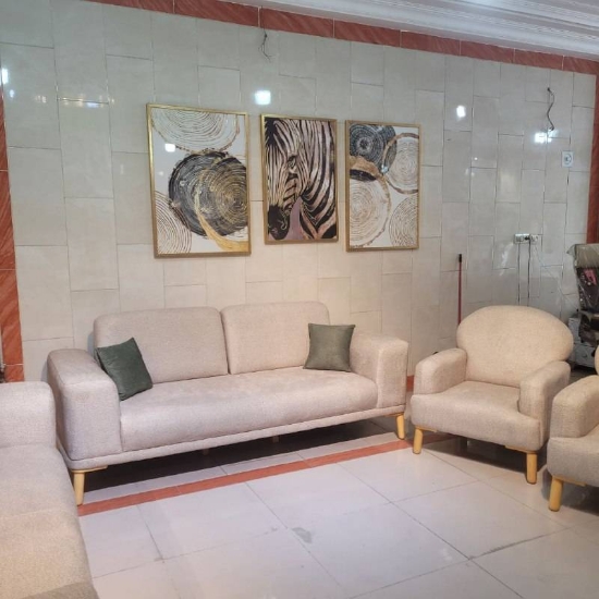 مبل راحتی 8 نفره مدل مینیمال مکعبی