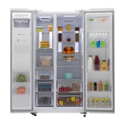 یخچال فریزر ساید بای ساید اسنوا مدل S1Di-S100-W