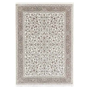 فرش ماشینی ماهریس کلکسیون 1200 شانه هانیس - آوان کرم حاشیه یاسی