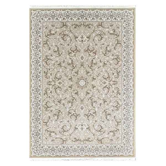 فرش ماشینی ماهریس کلکسیون 1200 شانه هانیس - سارین بژ اسلیم سبز