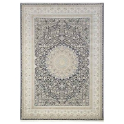 فرش ماشینی ماهریس کلکسیون 1200 شانه هانیس - الیزه سرمه ای