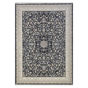 فرش ماشینی کلکسیون 1200 شانه هانیس - سارین سرمه‌ای