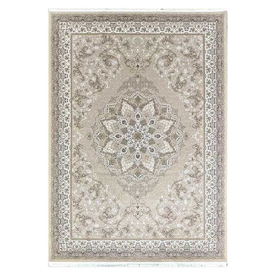 فرش ماشینی کلکسیون 1200 شانه هانیس - سپیدار بژ