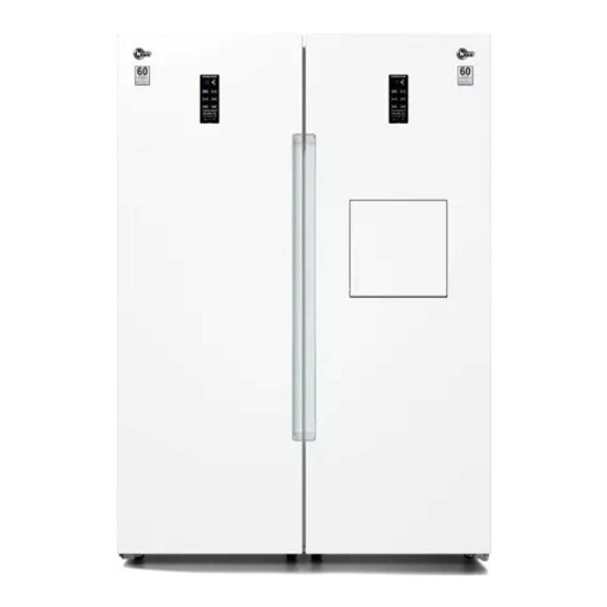 یخچال و فریزر دو قلو کلور مدل گلوری سری 60