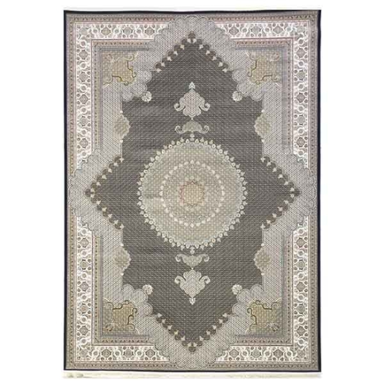 فرش ماشینی ماهریس کلکسیون 1200 شانه هانیس - شاه ماهی سرمه ای