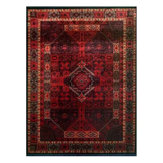 فرش ماشینی کلکسیون 1200 شانه ویان جیران الوان - اهورا سرمه ای