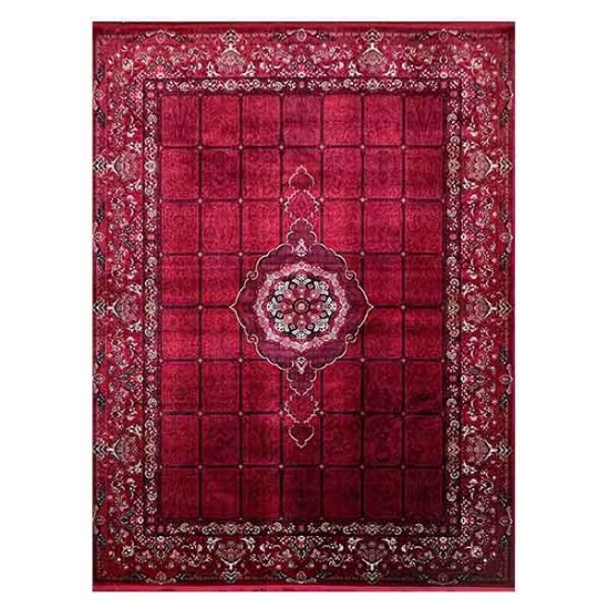 فرش ماشینی کلکسیون 1200 شانه ویان خشتی لاکی