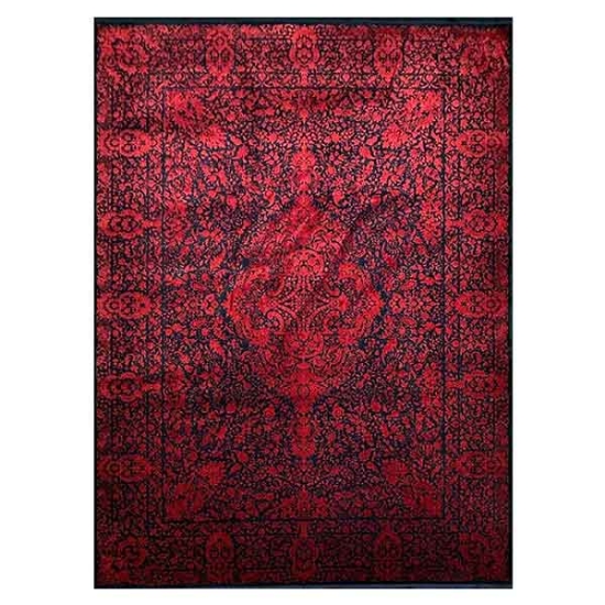 فرش ماشینی کلکسیون 1200 شانه ویان زویا سرمه ای