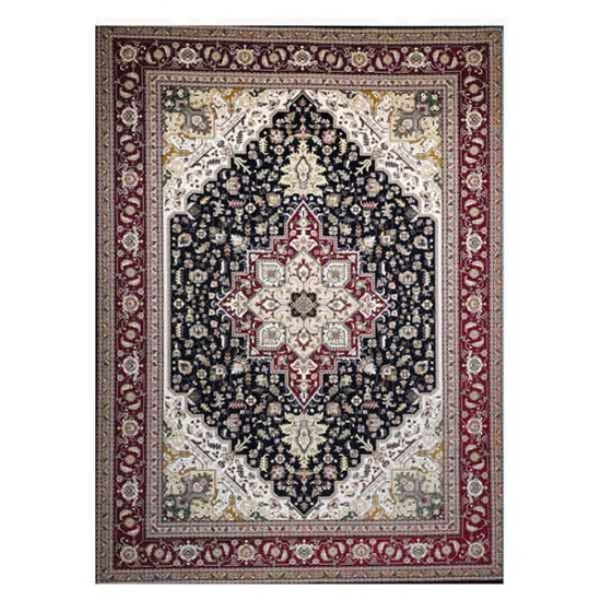 فرش ماشینی کلکسیون 1200 شانه ویان هریس حیات سرمه ای