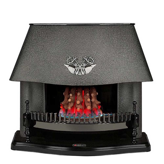 بخاری گازی شومینه ای نیک کالا مدل قوسی مدرن MC110